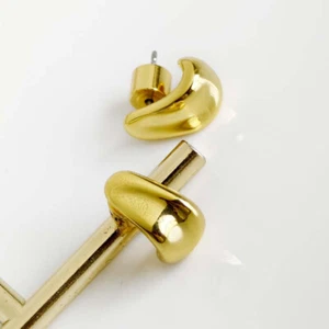 Nuevo Jenny Bird Minimalista Huggie Aretes Chic Mujeres Fiesta Vacaciones Joyería - Imagen 1 de 7