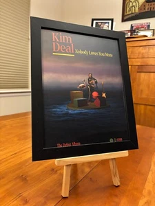 3 FRAMED ORIGINAL KIM DEAL "NOBODY LOVES YOU MORE" 2024 LP ALBUM CD PROMO ADS - Bild 1 von 4