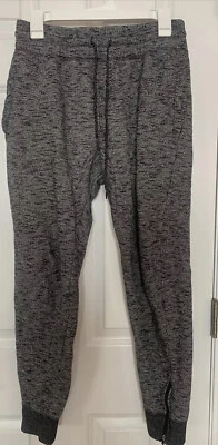 Pantalones deportivos con cordón gris carbono de mezcla de algodón para hombre talla S Foto 1 de 4
