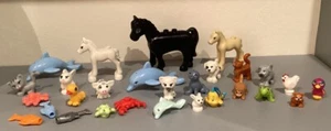 Lego Tier Konvolut Pferd Fohlen Papagei Delfin Flunder Robbe Schildkröte etc Friends - Bild 1 von 1