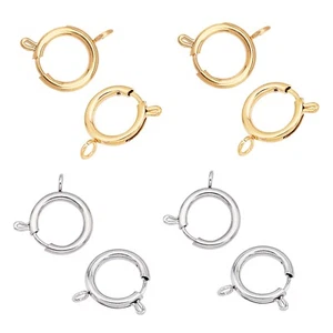 30Pcs 304 Stainless Steel Spring Ring Clasps Jewelry Findings 23~24x20~21x3mm - Picture 1 of 9