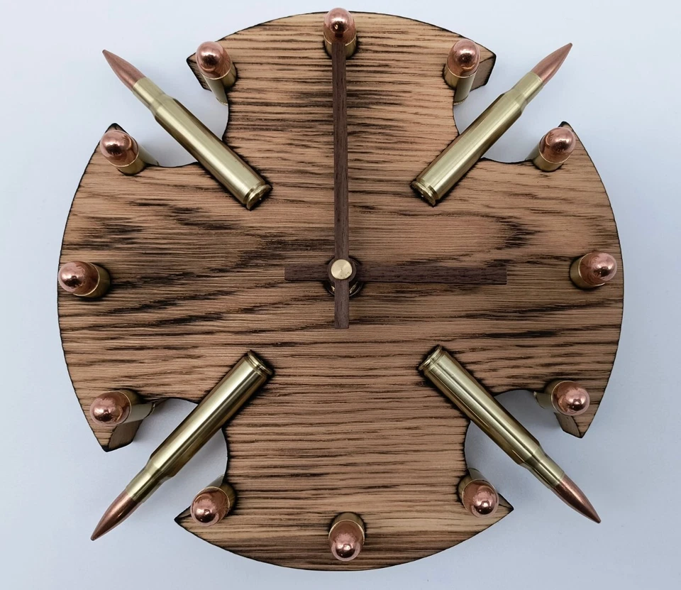 Wanduhr mit Patronen Hülsen DARK Destiny Fmj von Bound by ammo - Bild 1 von 4