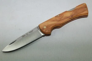Nieto Alpina AN58 Stahl Griff Olivenholz Zweihandmesser Taschenmesser - Bild 1 von 3