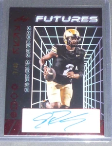 Shedeur Sanders leaf Futures Prospect Colorado /49 - Picture 1 of 2