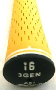 1 NEW Lamkin AS1 i6 3GEN Golf Grip - YELLOW - .60 Core - Picture 1 of 3