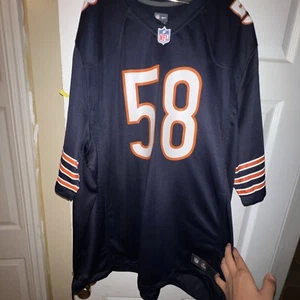 Chicago Bears Darnell Wright #58 Nike Men's Navy Official NFL Game Jersey 3XL - Picture 1 of 4