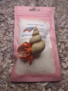 Hermit Crab Food ,Cuisine 30g of dessicated Coconut - Picture 1 of 3