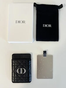 Christian Dior Mirror in Quilted Black Holder BNIB - Picture 1 of 8