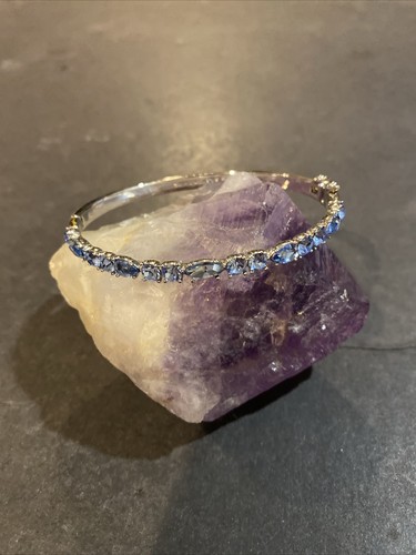 Bracciale Givenchy Pietra Blu Tono Argento