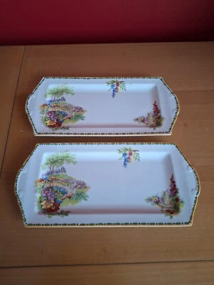 H & K Tunstall Sandwich Plates 25.5cm Long 12.5cm Wide - Image 1 of 4