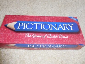 Vintage Pictionary 1993- 1997 Edition Milton Bradley Board Game USA #4531 - Picture 1 of 12