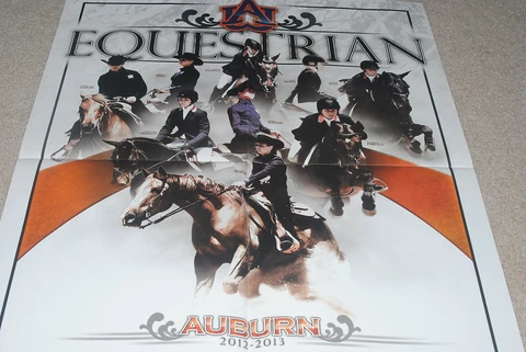 AUBURN TIGERS 2012/13 EQUESTRIAN POSTER Cover