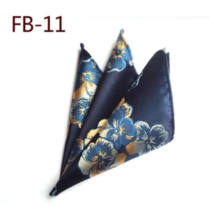 Men Colorful Flower Paisley Floral Pocket Square Hanky Wedding Handkerchief - Picture 1 of 16