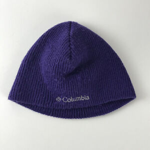 Columbia Purple Youth Winter Hat Beanie Cap