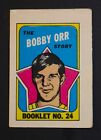 1971-72 O-Pee-Chee Booklet The Bobby Orr Story #24 HOF Boston Bruins