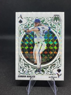 2022 Panini Mosaic - Aces Mosaic Green #A-11 Corbin Burnes - Image 1 of 2