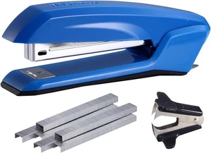 Bostitch Office Ascend 3 in 1 Stapler Value Pack, 20 1,250 Staples, Blue - Picture 1 of 6