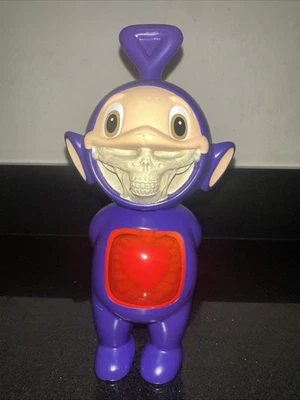 Ron English Made by Monsters TELEGRINNIES Vinyl Figure Purple color - Image 1 of 4