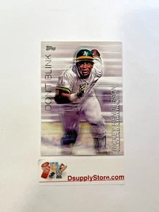 Rickey Henderson 2018 Topps Update Don't Blink Athletics #DB-1 ENVÍO GRATUITO - Imagen 1 de 1