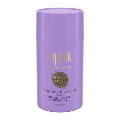 Microfibras voluminizadoras relleno capilar Toppik - marrón medio | 0,42 oz (12 g) Foto 1 de 4