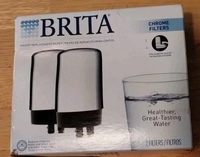 BRITA Faucet Replacement Filters Chrome FF-100 - Image 1 of 2