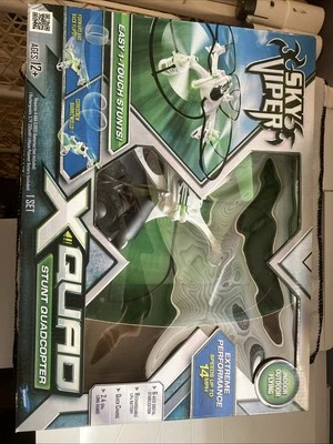 SKY VIPER X-QUAD STUNT DRONE Indoor Outdoor Flying 2.4 GHz Brand New In Box! - Image 1 of 2