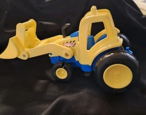 Tonka 199 veicolo escavatore frontale vintage plastica grande giallo - Foto 1 di 5
