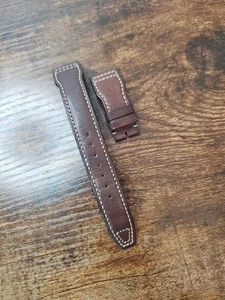 IWC 22/18mm Big Pilot Brown Leather Watch Strap OEM IWA53023 NEWEST STYLE - Picture 1 of 10