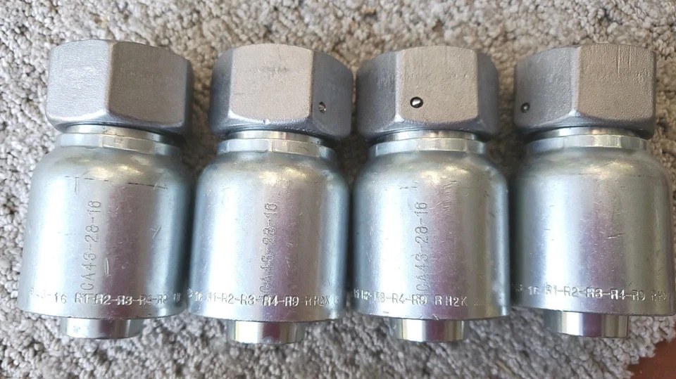 Parker 1ca43-28-16 Hydraulic Female Swivel M36x2 1in Hose Crimp Fitting