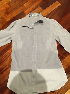 Camisa tallada azul talla 3 Foto 1 de 2