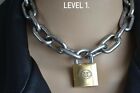 Chunky Choker,53 Cm, Heavy Stainless Steel Chain, Silver Necklace, Grunge, Punk