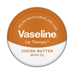 Vaseline Cocoa Butter Lip Tin For Dry Chapped Lips 17g
