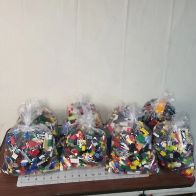 Lego By The Pound : Bulk Lego 2 Pound BAGS CLEAN BAGS WILL BE RANDOM 1 BAG - Image 1 of 4
