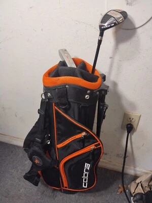 King Cobra JR Golf Bag, Plus Two Left Hand Clubs, Hybrid Driver & Putter **EUC - Image 1 of 4