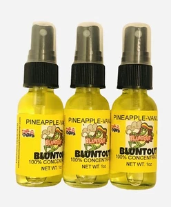3Pk. BLUNTOUT -Pineapple Vanilla -100% Concentrated Car Or Home Air Freshener - Picture 1 of 1