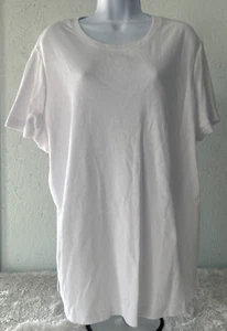 Camisa Blair blanca de manga corta para mujer talla XL X-Large Top - Imagen 1 de 7