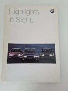 BMW - Highlights in Sicht - Prospekt / Katalog / Preislisten - 1997 (AU2207) - Bild 1 von 13