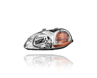 Combo de faros para 96-98 Civic IZQUIERDA CON lente transparente - SIN bombilla 33101S01305 Foto 1 de 2