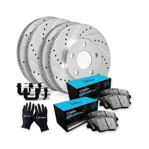 R1 Concepts Front and Rear Brakes and Rotors| Hardware Included| Front and Re... - Picture 1 of 9