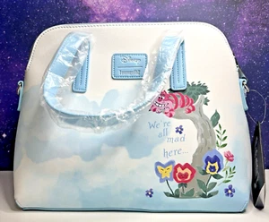 Loungefly Disney Alice in Wonderland Floral Watercolor Satchel Bag NWT - Picture 1 of 13