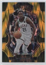 2022-23 Panini Select Premier Level Gold Flash Prizm 10/10 Jrue Holiday #115