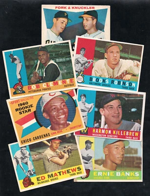 Tarjetas de béisbol originales 1960 Topps - tú eliges una paleta a elección del jugador 250 y más Foto 1 de 2