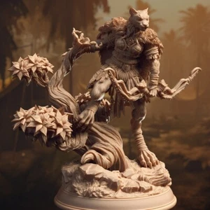 Jeji Tabaxi Hunter Rogue Ranger Miniature | D&D DnD | - Imagen 1 de 3