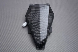 Fanale Stop LED 'Plug & Play' Fumè Scuro Frecce YAMAHA YZF R6 YZF-R6 2006-2007 - Picture 1 of 5