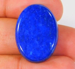 32.CT EXCELENTE CALIDAD NATURAL AZUL LAPISLÁZULI OVALADO CABUJÓN PIEDRA PRECIOSA CS=329 - Imagen 1 de 6