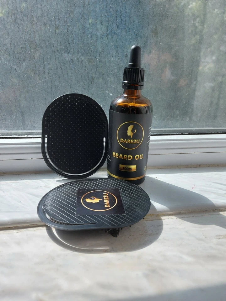 DARE2U MEN BEARD OIL 50ml.To help condition, soften and moisturize your beard.💯 - Image 1 of 4