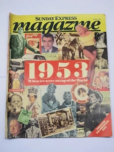 SUNDAY EXPRESS MAGAZINE 1953 QUEEN ELIZABETH II CORONATION ANNIVERSARY MAY 1983 - Picture 1 of 2