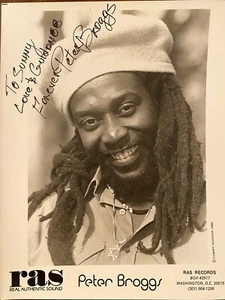 Peter Broggs Signed Autographed Photo With COA Reggae Singer Songwriter  - Picture 1 of 3
