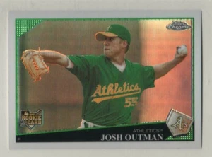 2009 Topps Chrome White Refractor #172 Josh Outman Oakland Athletics RC BV$4 - Picture 1 of 1