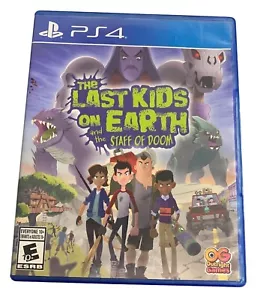 The Last Kids On Earth And The Staff Of Doom Playstation 4 PS4 Cleaned & TESTED! - Foto 1 di 3